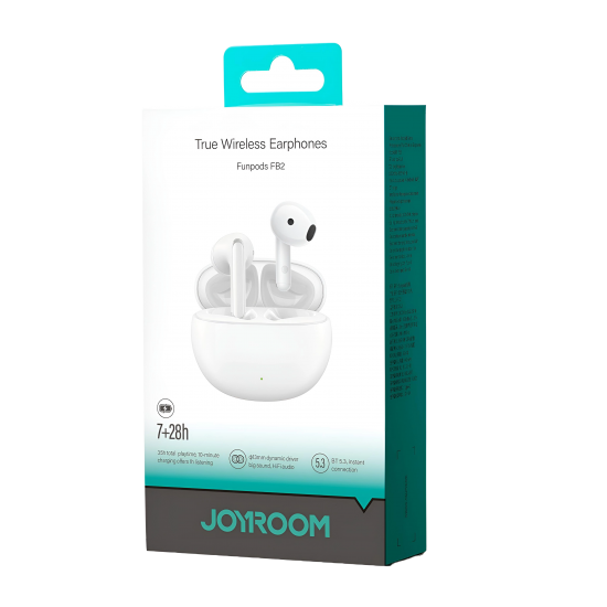 Airpods Joyroom Wireless Bluetooth JR-FB2 White